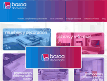 Tablet Screenshot of basoadecoracion.com